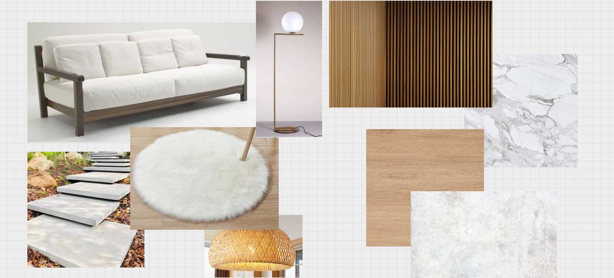 5 × 7 Cabin mood board